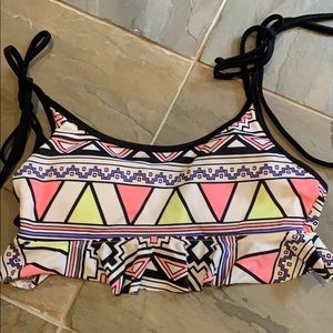 PINK bathing suit top